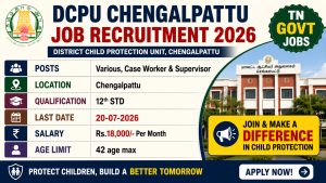 DCPU Chengalpattu Job