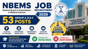 NBEMS Job Recruitment 2026